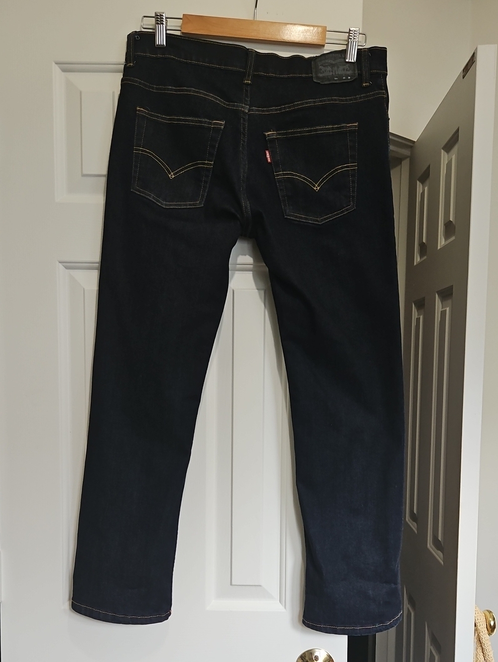 511  Slim Levi's Women's Indigo Straight Cropped Jeans 33 X 28